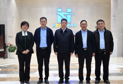 崂山区委书记张元升一行到ng电子游戏走访调研